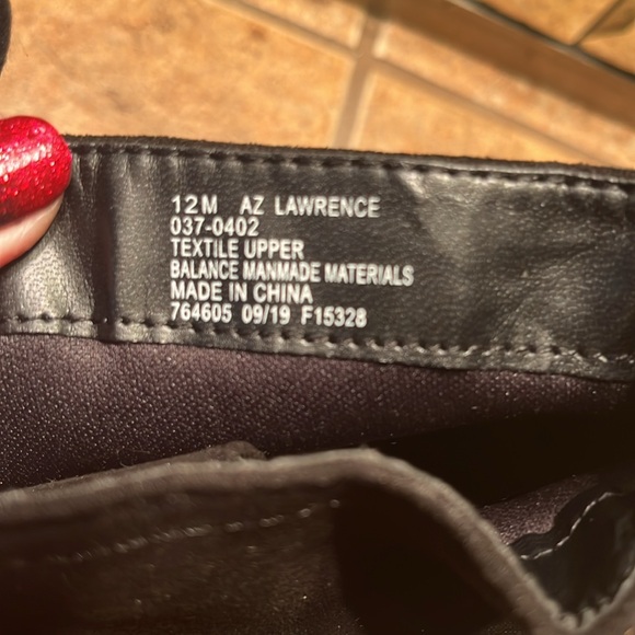 Arizona Jeans Black Suede Lace  Up Booties - Picture 5 of 8